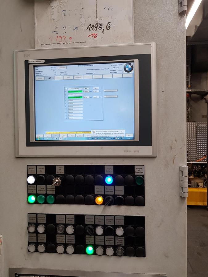 Usato WEINGARTEN VK 1000 Ton Link Drive Press 4000x2200 mm – Ex BMW Dingolfing