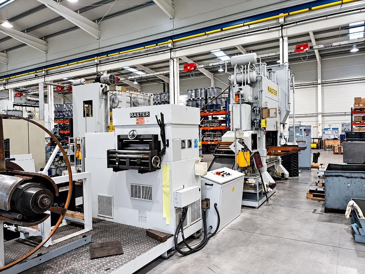 Usato RASTER 150 Ton High-Speed Mechanical Press (180 SPM) + FEEDING LINE