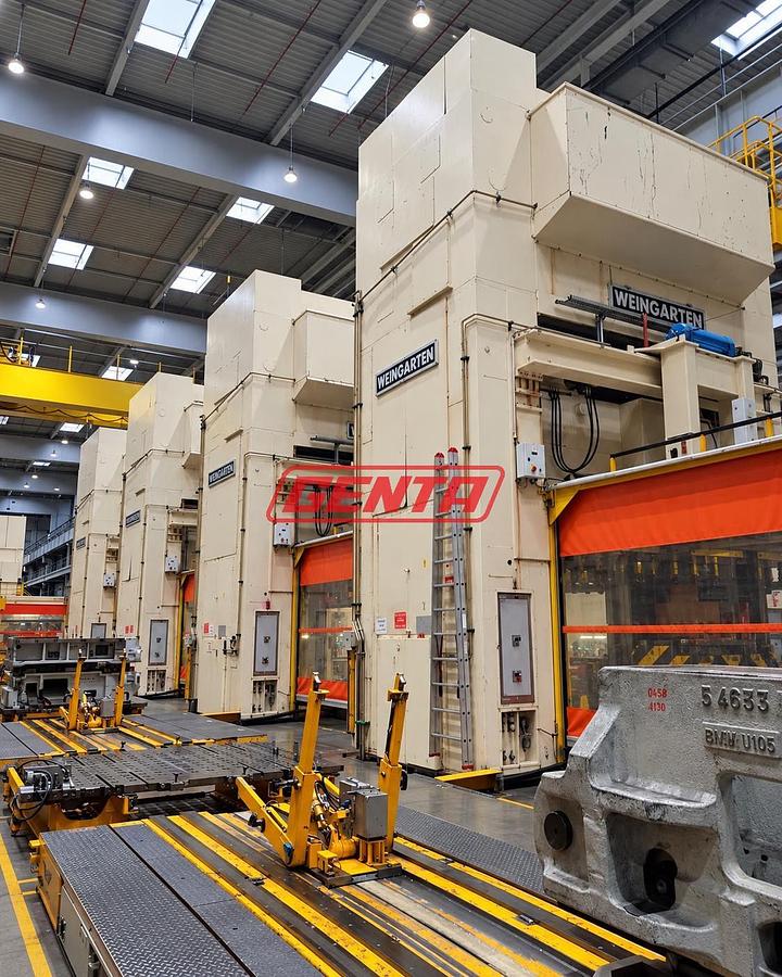 Usato WEINGARTEN VK 1000 Ton Link Drive Press 4000x2200 mm – Ex BMW Dingolfing