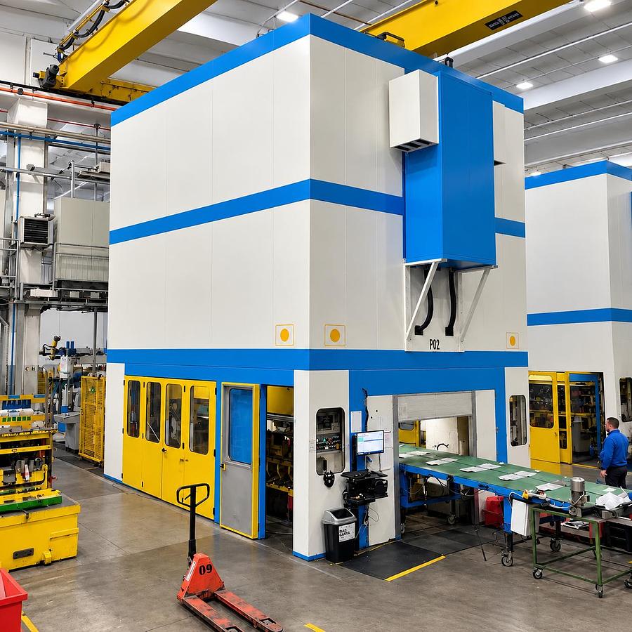Usato SCHULER 600 Ton Mechanical Press 4500 x 2250 mm  + MILLUTENSIL Coil Line