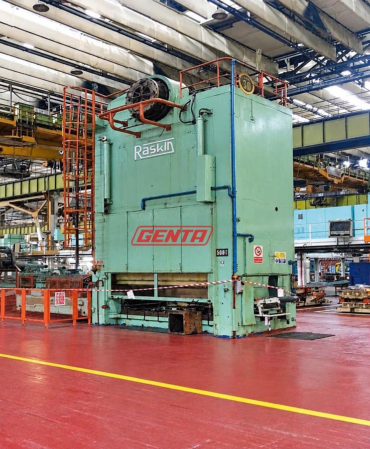 Usato RASKIN 700 Ton Mechanical Press – 3150 x 1800 mm