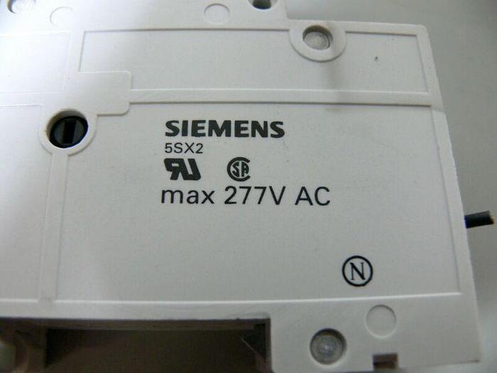 Used Lot of 4 Siemens Circuit Breakers - 5SX21 (X3) 5SX2 (X1) + VDE0660