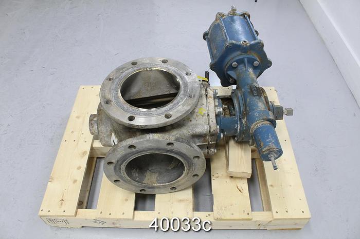 Used Dezurik 8" 3-Way Plug Valve #40033
