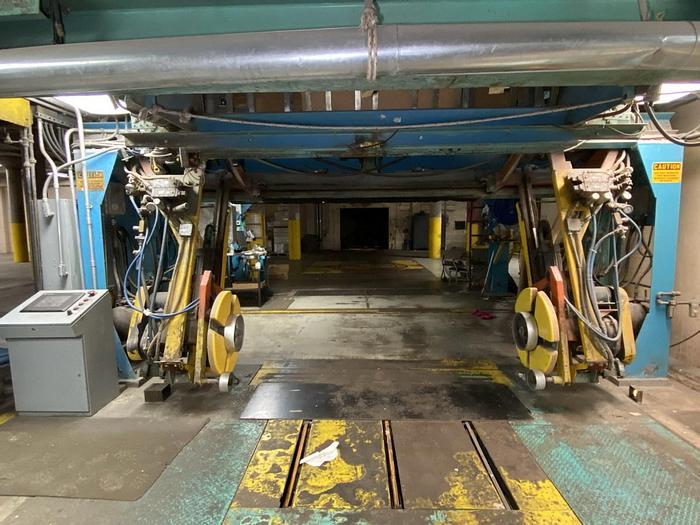 Used LAMB-GRAYS HARBOR CO. 86"W ROLL WRAPPER 60" DIA, ROLLS