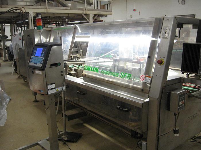 Used 2002 KLIKLOK SFR STAINLESS STEEL AUTOLOAD CARTONER