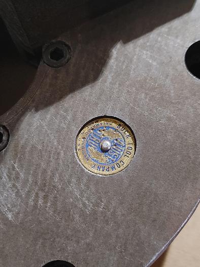 Used BUCK TOOL COMPANY 8 INCH 3 JAW SCROLL CHUCK (108)