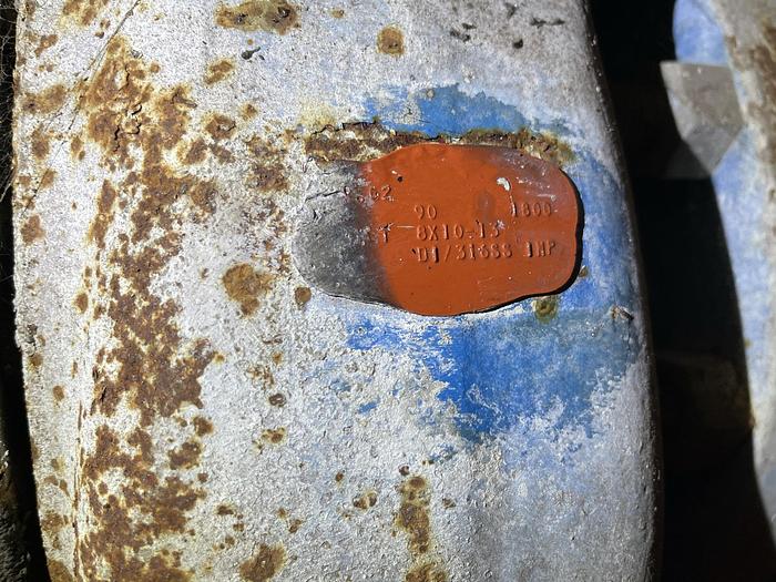 Used GOULDS 3175XLT 8X10-13 CENTRIFUGAL PUMP DI/ 316 S/S