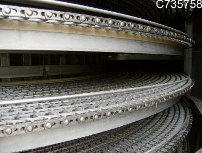 Used Refrig, Freezer, Spiral, King Air Kurtain, Mdl 2-25, 15, Bel #C735758