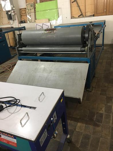 Used Complete line – die cut+printer+packing – for cardboard products (pizza boxes, cup holders etc)