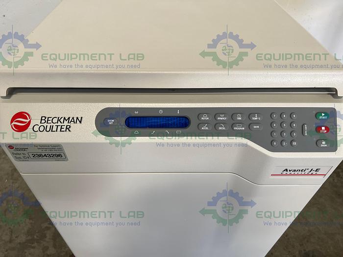 Used Beckman  Avanti J-E  Refrigerated High-Speed Floor Centrifuge w/ JS-5.3 Rotor