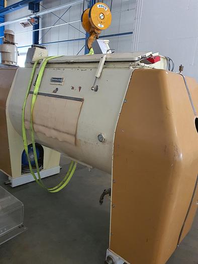 Gebraucht gebr. Einwellen-Mischer BÜHLER Type SMC-1500 mit ca. 1.500 Litern Inhalt.