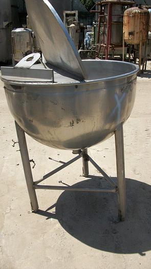 Used Kettle, 80 Gallon, S/st, Jkt, 38" x 21", #S741192