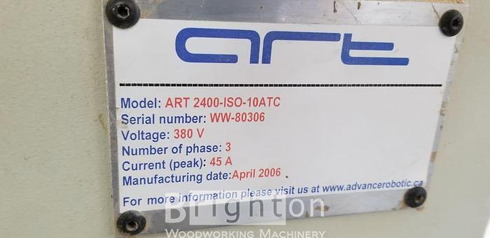 Used 2006 ART EuroSpindle 10HP CNC Router