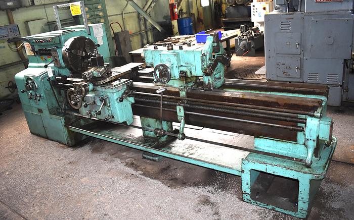 Used 21.5" x 78" AMERICAN "STYLE C 16X78" ENGINE LATHE w/DIGITAL READOUTS