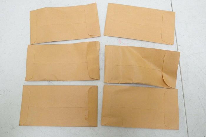 Used Lot of 6 Fisher Scientific S-163 Silver Wool, 10g, Envelope