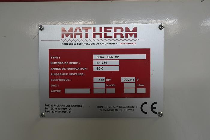 Infrared drying MATHERM