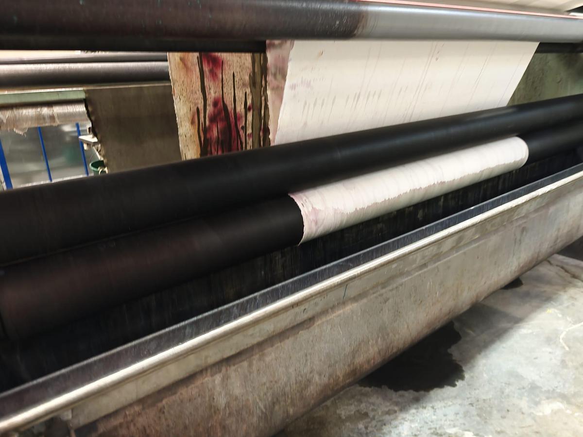 Used PAD BATCH KUSTERS - working width 3200 mm