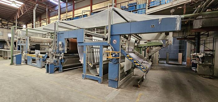 Used MONFORTS Sanforizing machine for sale - 1998 year, 1800 mm