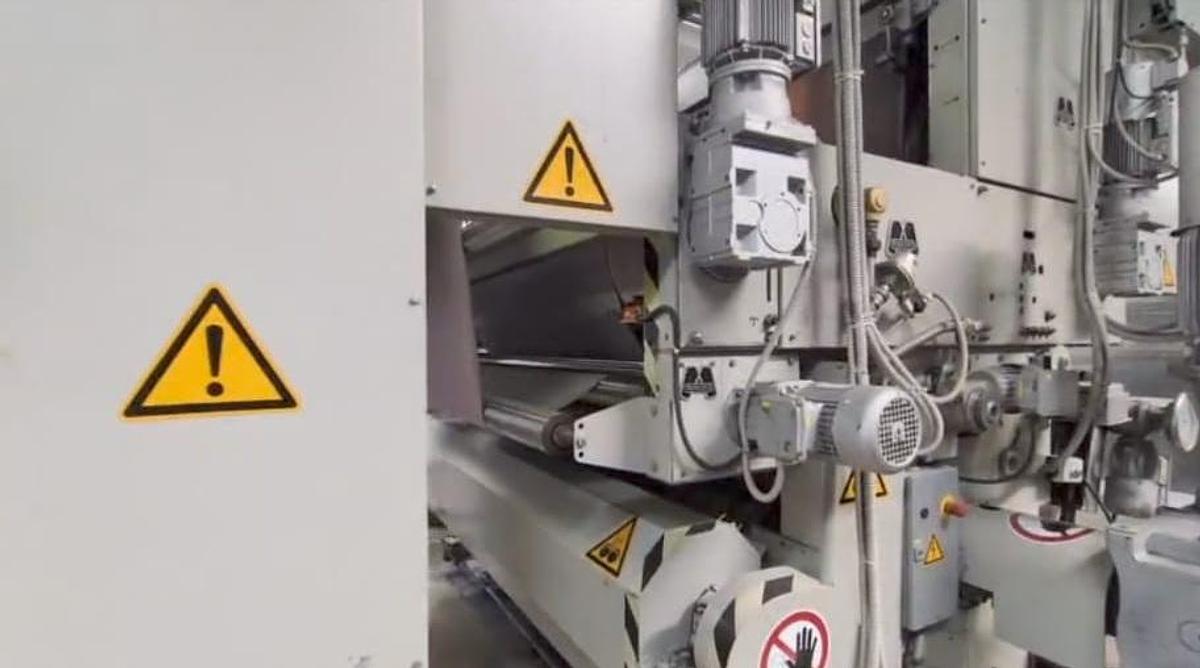 Used MONFORTS TOPTEX Sanforizing Machine - Year 2003, working width 2400 mm