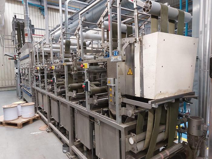Used MAGEBA Dyeing and finishing RIBBON line year 2014