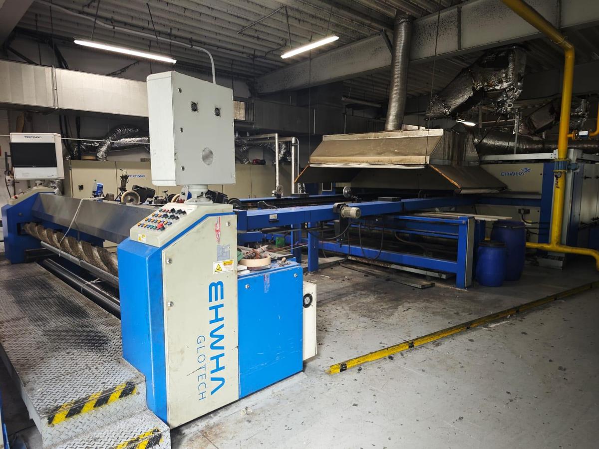 Used EHWHA Stenter, year 2014, working width 3400 mm