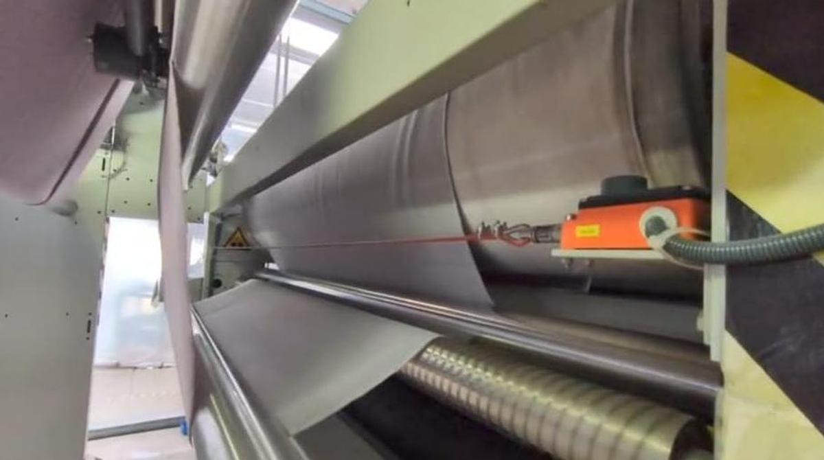 Used MONFORTS TOPTEX Sanforizing Machine - Year 2003, working width 2400 mm