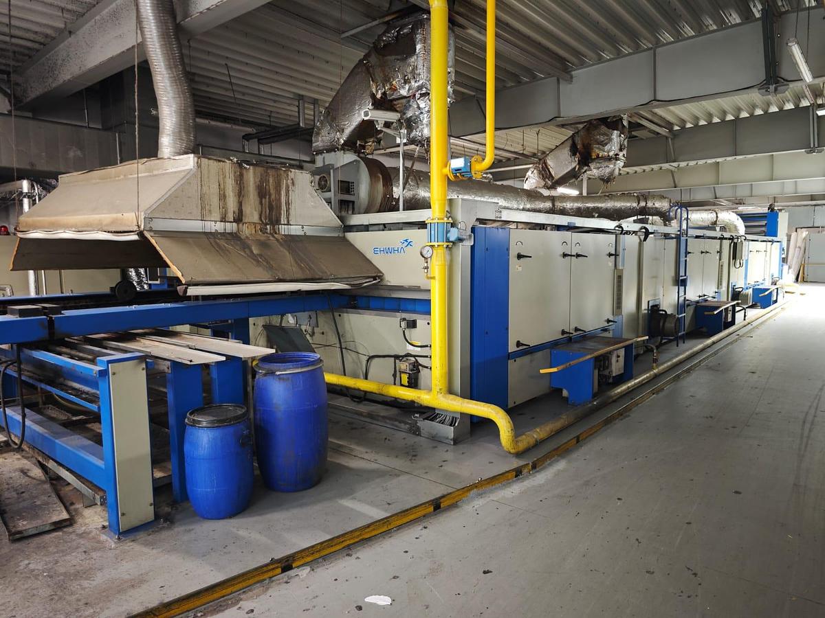 Used EHWHA Stenter, year 2014, working width 3400 mm