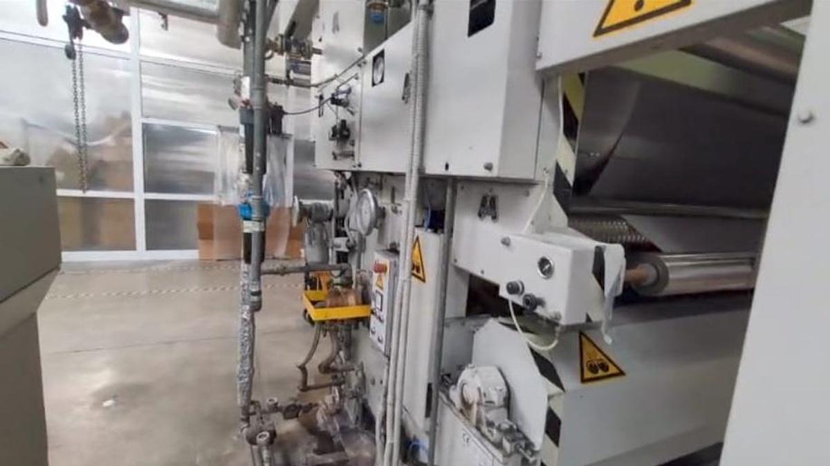 Used MONFORTS TOPTEX Sanforizing Machine - Year 2003, working width 2400 mm