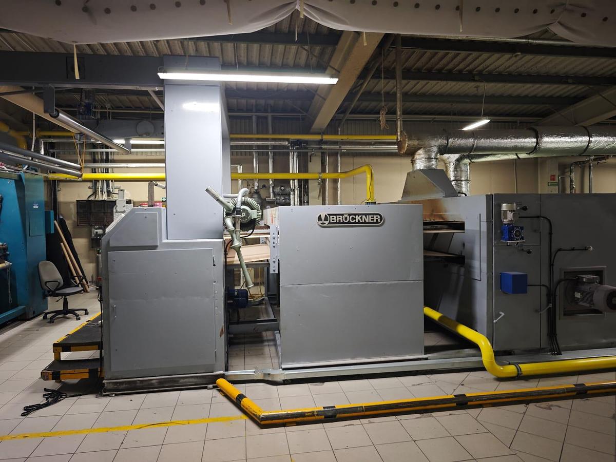 Used BRUCKNER Stenter, working width 2200 mm, fully renewed in 2019