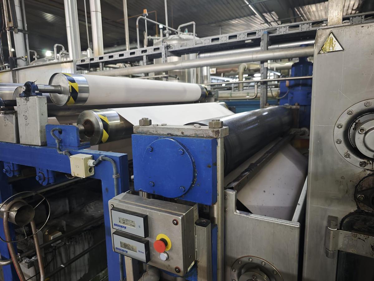 Used BRUGMAN Mercerizing - 1997, working width 1800 mm