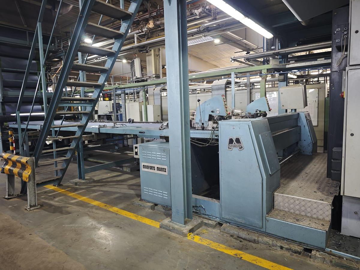Used MONFORTS Sanforizing for Denim fabrics, working width 1800 mm