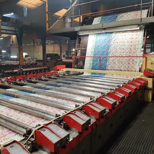 Used ZIMMER Rotary printing machine year 1994 width 3200 mm