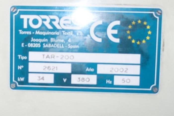 Used TORRES Shearing machine year 2002 working width 3400 mm