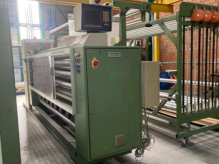 Side view of the BIANCO Digitex showing the 3000 mm working width