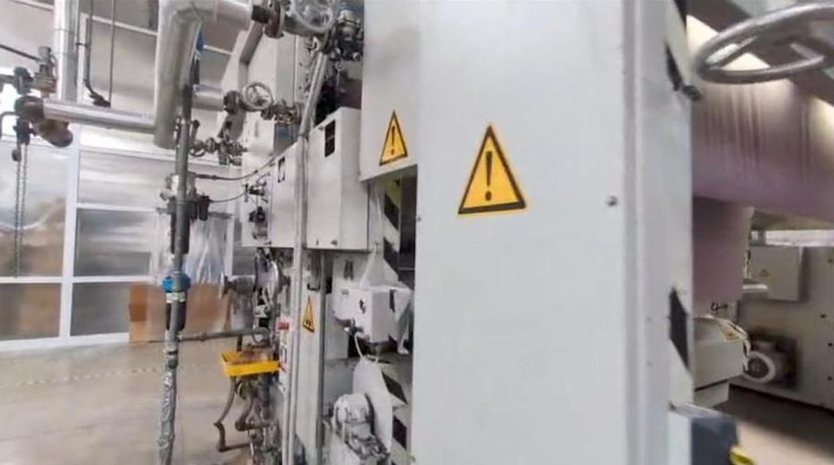 Used MONFORTS TOPTEX Sanforizing Machine - Year 2003, working width 2400 mm