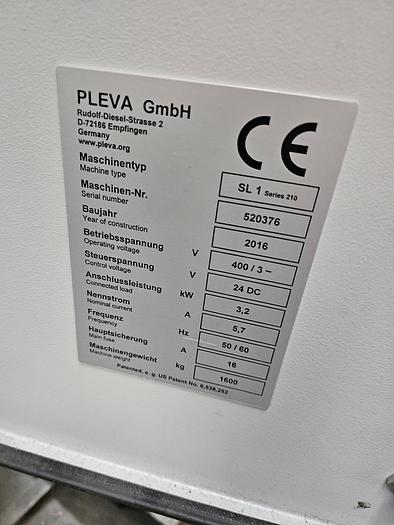 High-quality PLEVA SL 1 weft straightener, manufactured in 2016, 3000 mm width, used textile equipment for sale