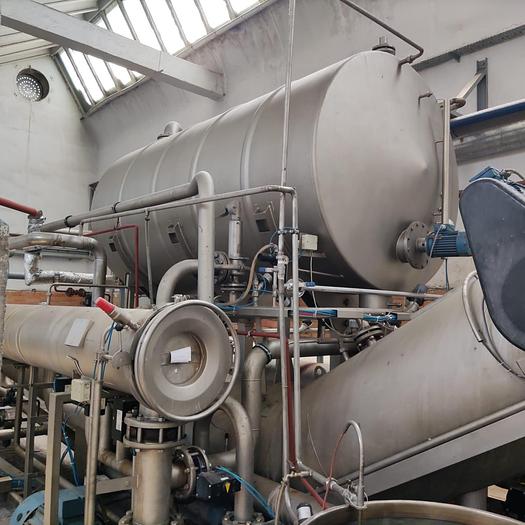 Reserve tank on THIES JET TRD dyeing machine, enhancing efficiency in textile dyeing processes