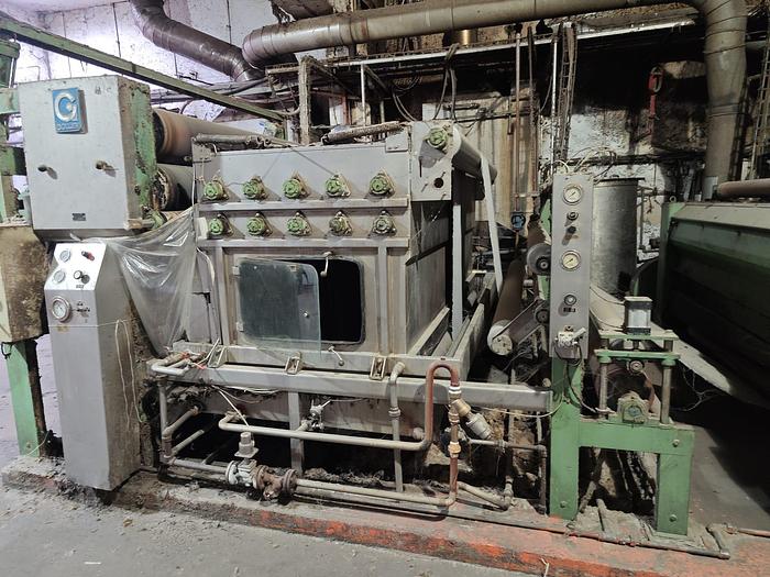 Desizing box for Osthoff singeing machine