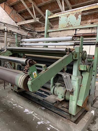 Used BEAM WINDER ROLLING MACHINE  1800 mm with padder