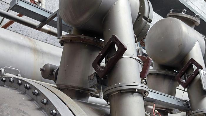 Used Dyeing MCS MF4XJ for TERRY fabrics year 2002 capacity 800 Kgs