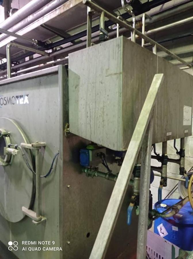 Used COSMOTEX garment dyeing machine, year 2015, capacity 25 Kg