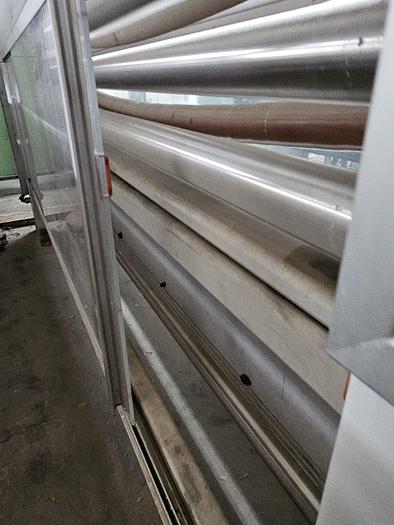 Front view of PLEVA SL 1 weft straightener, year 2016, 3000 mm width, available for immediate delivery