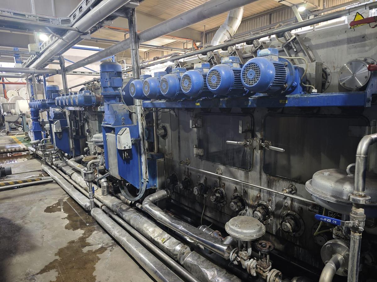 Used BRUGMAN Mercerizing - 1997, working width 1800 mm