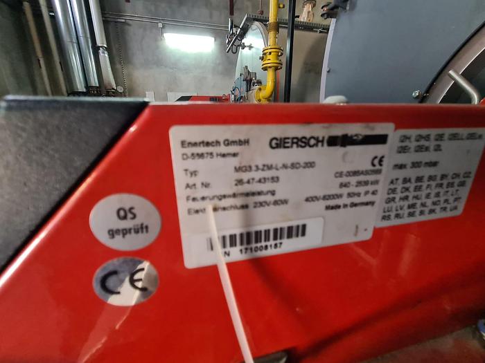 Used VIESSMANN Steam boiler year 2017 capacity 3200 kcal/h