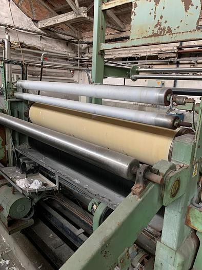 Used BEAM WINDER ROLLING MACHINE  1800 mm with padder