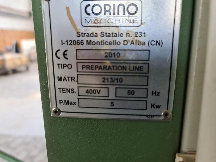 Used CORINO preparing machine year 2010 working width 2400 mm