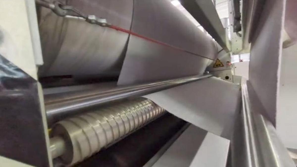 Used MONFORTS TOPTEX Sanforizing Machine - Year 2003, working width 2400 mm