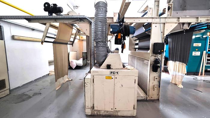 Used Shearing machine SUCKER MULLER year 1998 working width 2200 mm