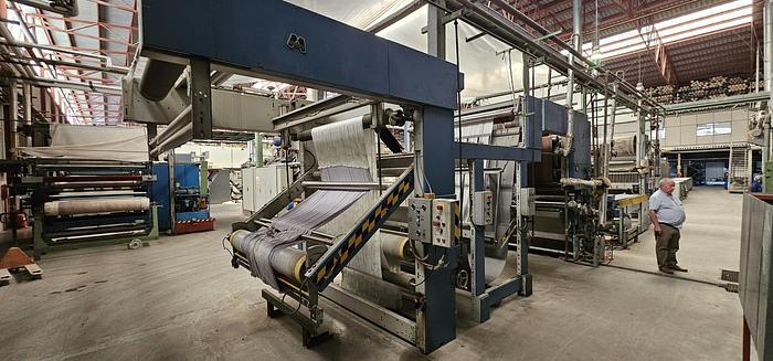 Used MONFORTS Sanforizing machine for sale - 1998 year, 1800 mm
