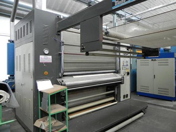 Used MARIO CROSTA Discontinuos decatizing machine year 1995 working width 1600 mm